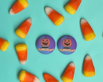 Halloween town earrings