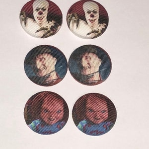 Halloween Horror movie earrings