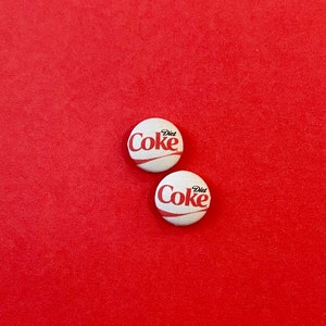 Diet Coke earrings