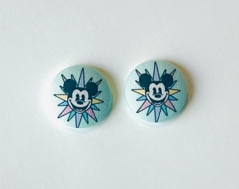 mickey mouse fun wheel earrings