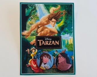 Tarzan and Jane earrings