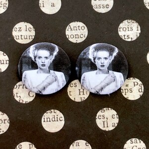The bride of Frankenstein earrings
