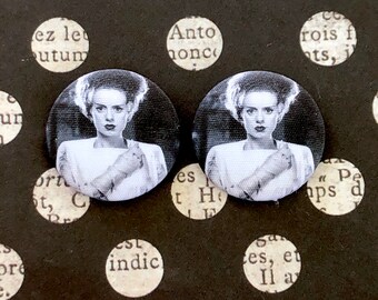 The bride of Frankenstein earrings