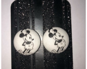 Mickey Mouse steam boat willie earrings