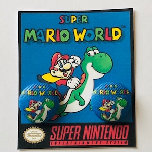 Super mario earrings