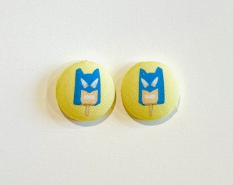 BATMAN ice cream earrings