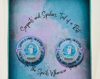 Haunted mansion Madame Leota earrings