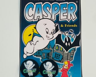 Casper the friendly ghost earrings