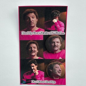 Pedro Pascal DADDY is a state of mind earrings