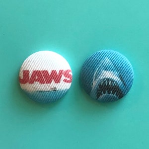 Jaws movie earrings