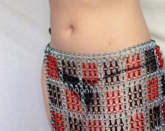 Chain Mail Mini skirt wrap