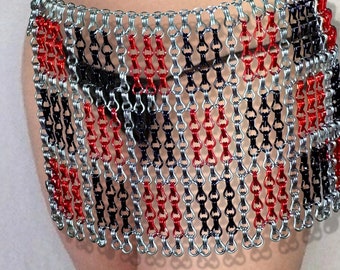 Chain Mail Mini skirt wrap