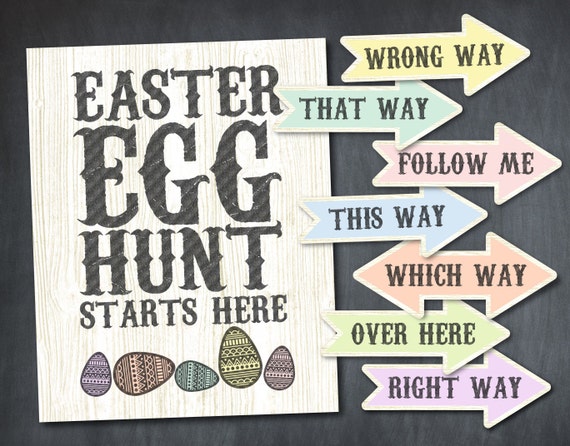 instant download easter egg hunt printable egg hunt yard signs printable yard signs