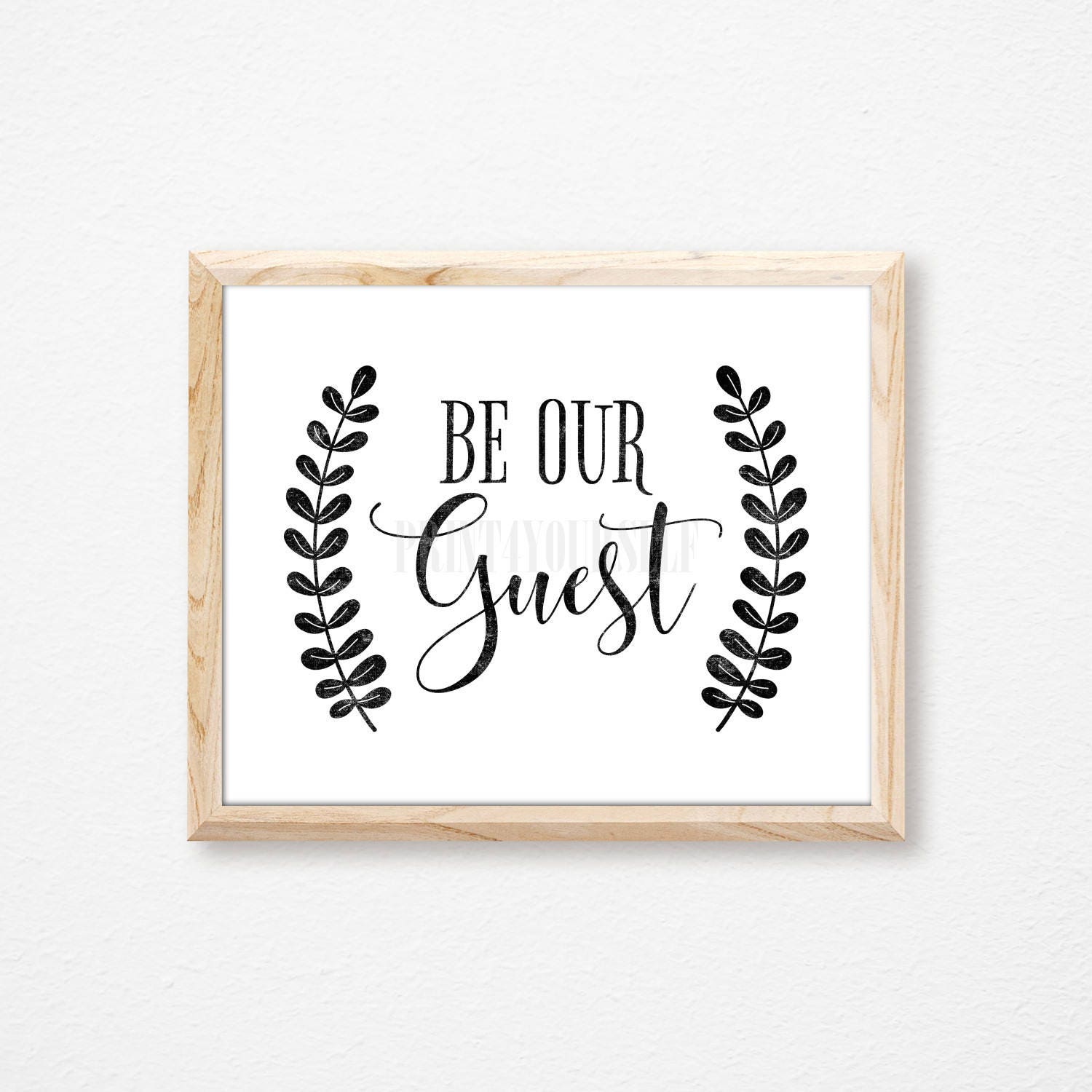 Be Our Guest Print Welcome Sign Be Our Guest Printable Etsy Be Our Guest Print Welcome Sign Be Our Guest Printable Etsy