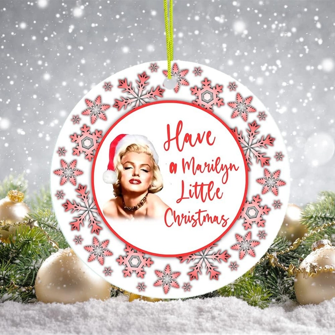 Marilyn Monroe Christmas Ornaments 