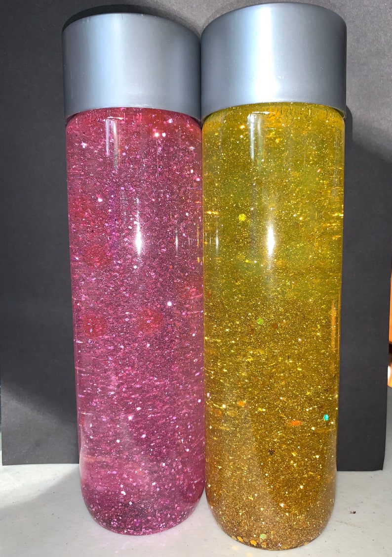 Medium Sensory/calming/meditation Glitter Jars for Kids and Etsy