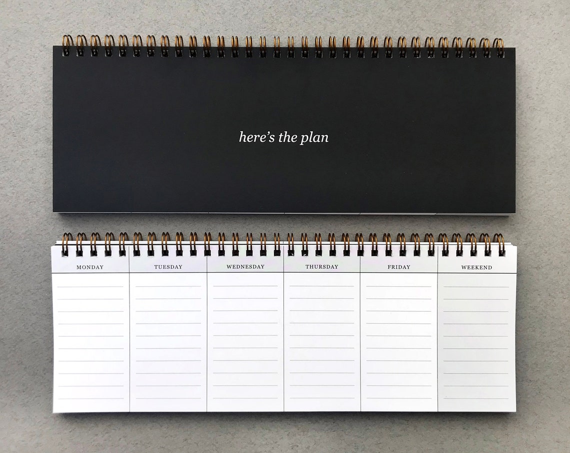 Keyboard Planner / Coiled Planner / Calendar / to Do List / - Etsy
