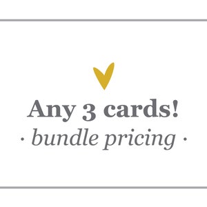 3 cartes au choix ! / Cartes de voeux / Offre spéciale / Vente de cartes / Pack / Offre groupée