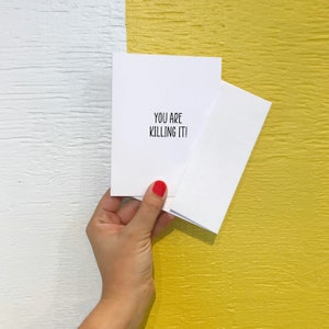 Tuez-le ! / Carte de vœux / Carte drôle / Carte d'amitié / Carte de soutien / Encouragement / Félicitations / Juste parce que