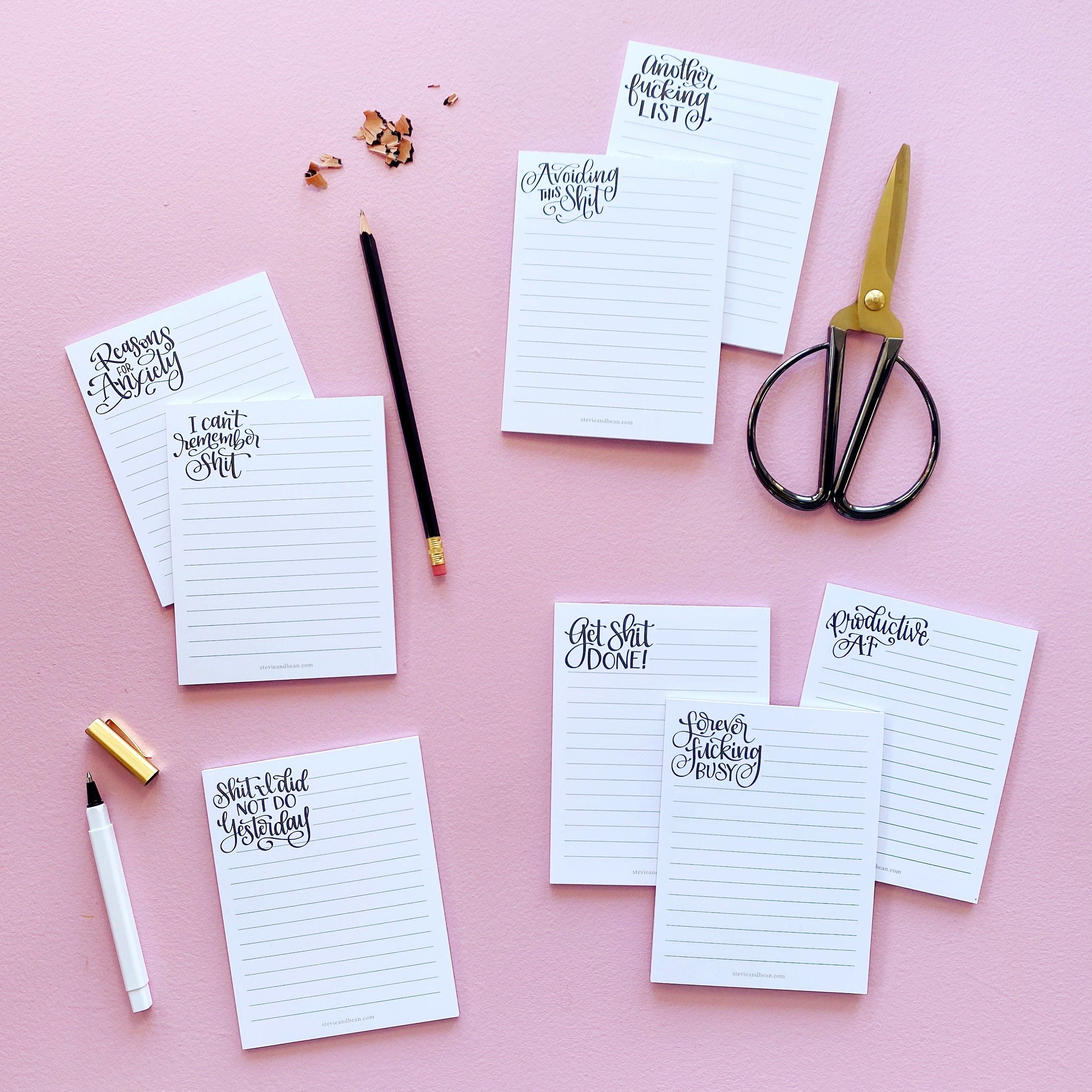 Legit Lists / Notepad Set of 4 / Gift Set / Funny Gift / to Do List ...