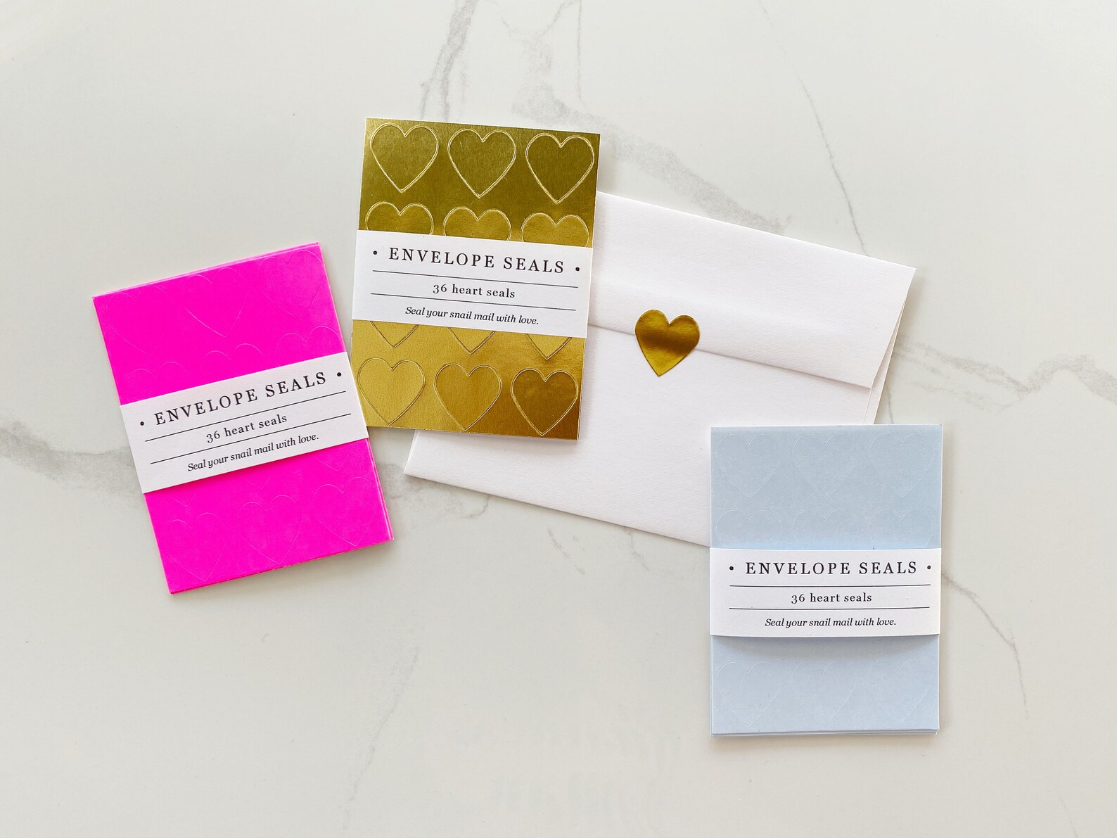 Heart Envelope Seals / Stickers / Envelope Seals / Heart / Etsy