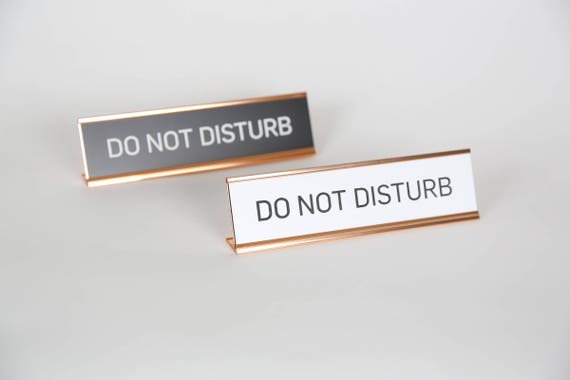 Desk Plates Do Not Disturb Office Decor Name Plates Etsy