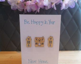 New Home card, new home, moving house card, new house card
