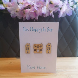 New Home card, new home, moving house card, new house card
