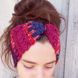 Crochet Pattern | Autumn Sunset Crochet Ear Warmer | Digital Download | Best Friend Gift | Christmas Gifts | Gift for Women | Ear warmer
