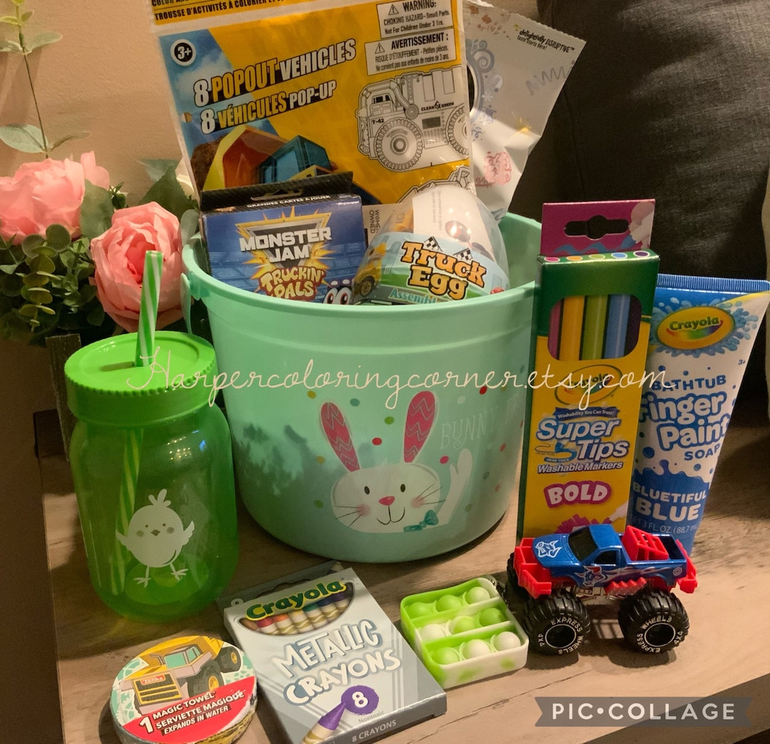 Prefilled Truck Easter Basket Etsy