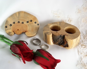 Rustic Ring Bearer Box with Moose Tracks. Wooden Ring Bearer Box. Handmade Ring Bearer Box. Rustic Ring Bearer Pillow. Country Wedding.