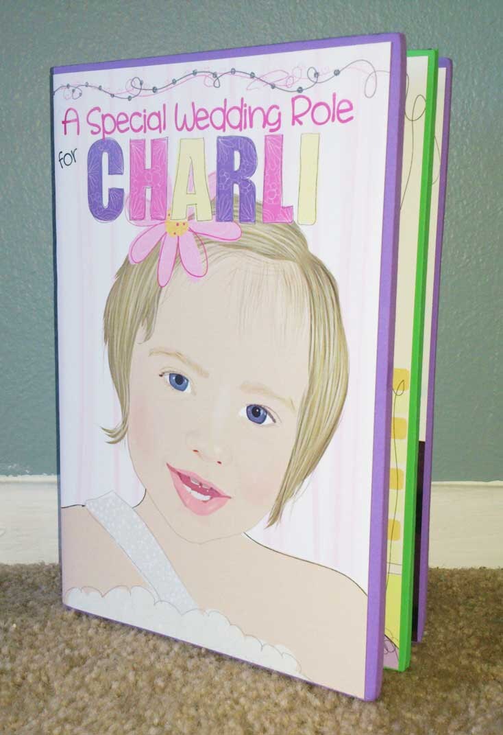 Flower Girl Gift Flower Girl Personalized Book Wedding Party | Etsy