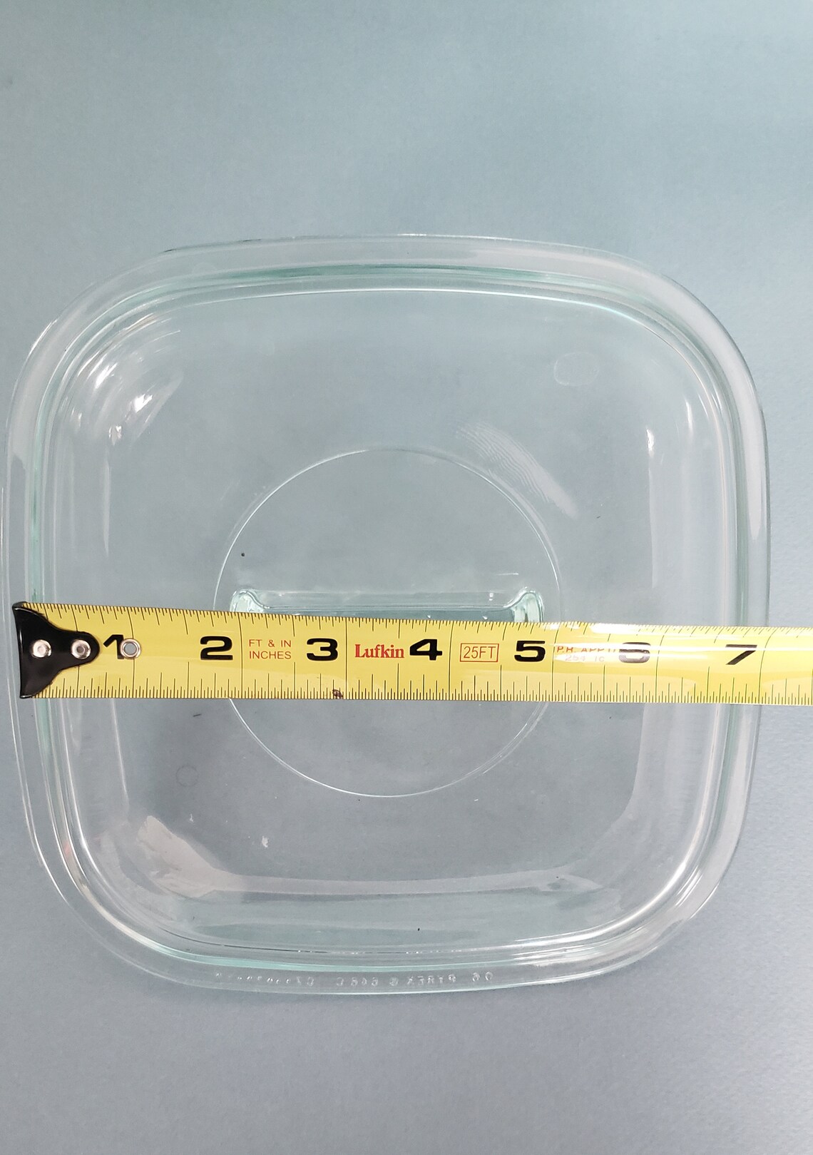 Pyrex Corning Clear Glass Square 7 inch replacement lid 06 648 Etsy