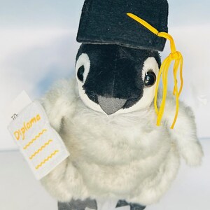 Graduation Penguin Plush With Cap and Diploma (6