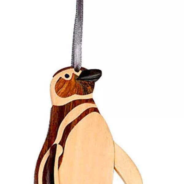 Wood Penguin Decor (Set of 2)