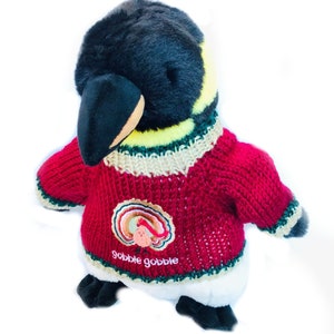 Penguin Thanksgiving Gobble Gobble Stuffed Animal, Plush - 10&quot; Tall