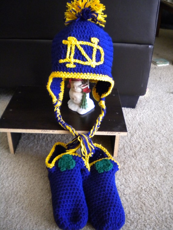 notre dame crochet hat