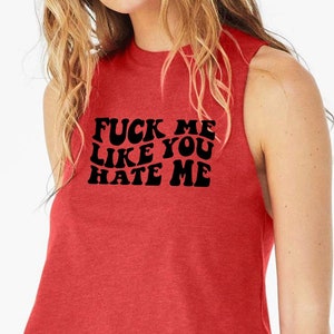 Fck Me Like You hate Me Swinger Crop Tank Top, Upside Down Pineapple Tank Top Mature, Swinger Lifestyle hot crop tank top, Adult Humor Shirt