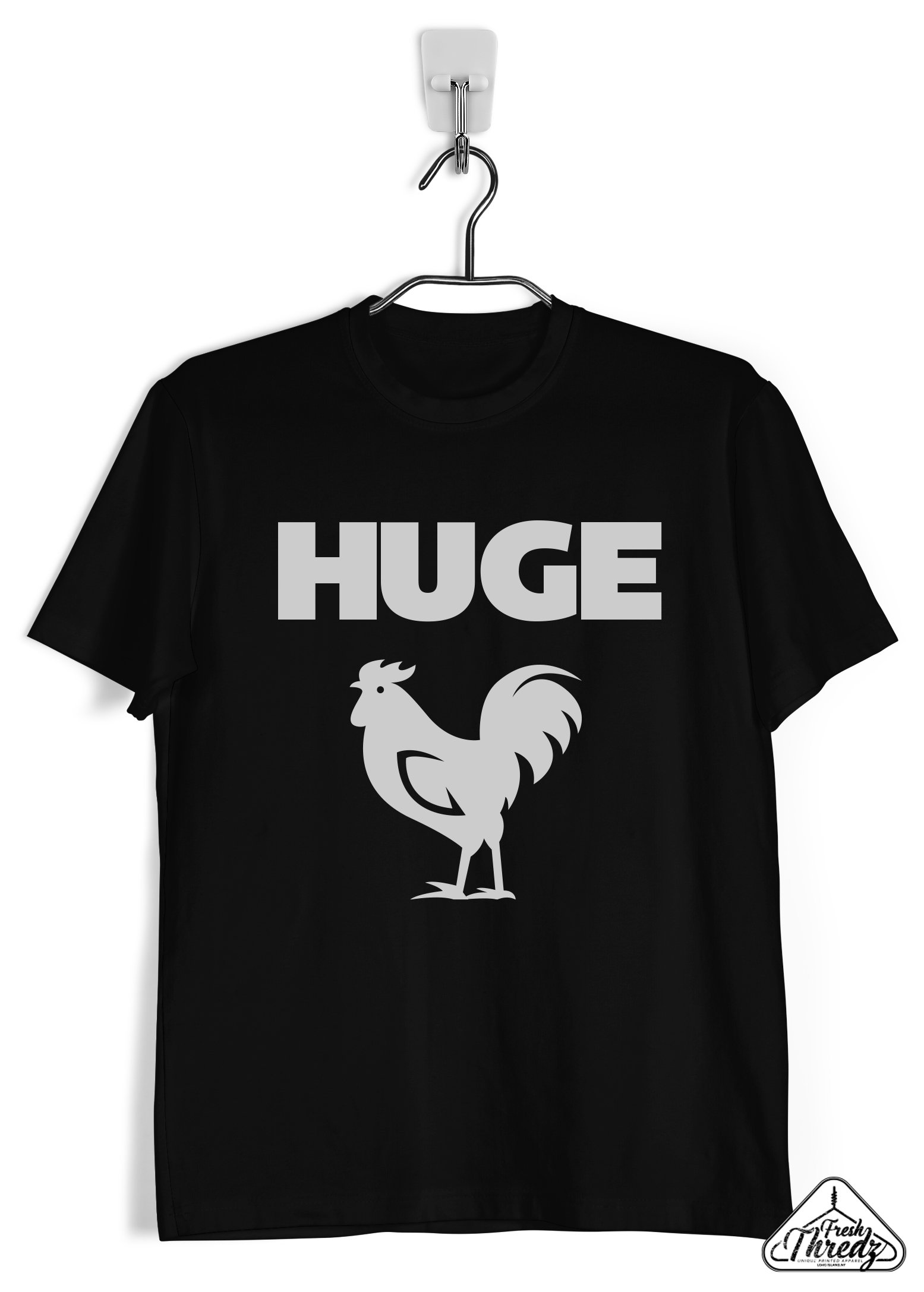 Huge Rooster Adult T-shirt Mature Tshirt Lifestyle Shirts
