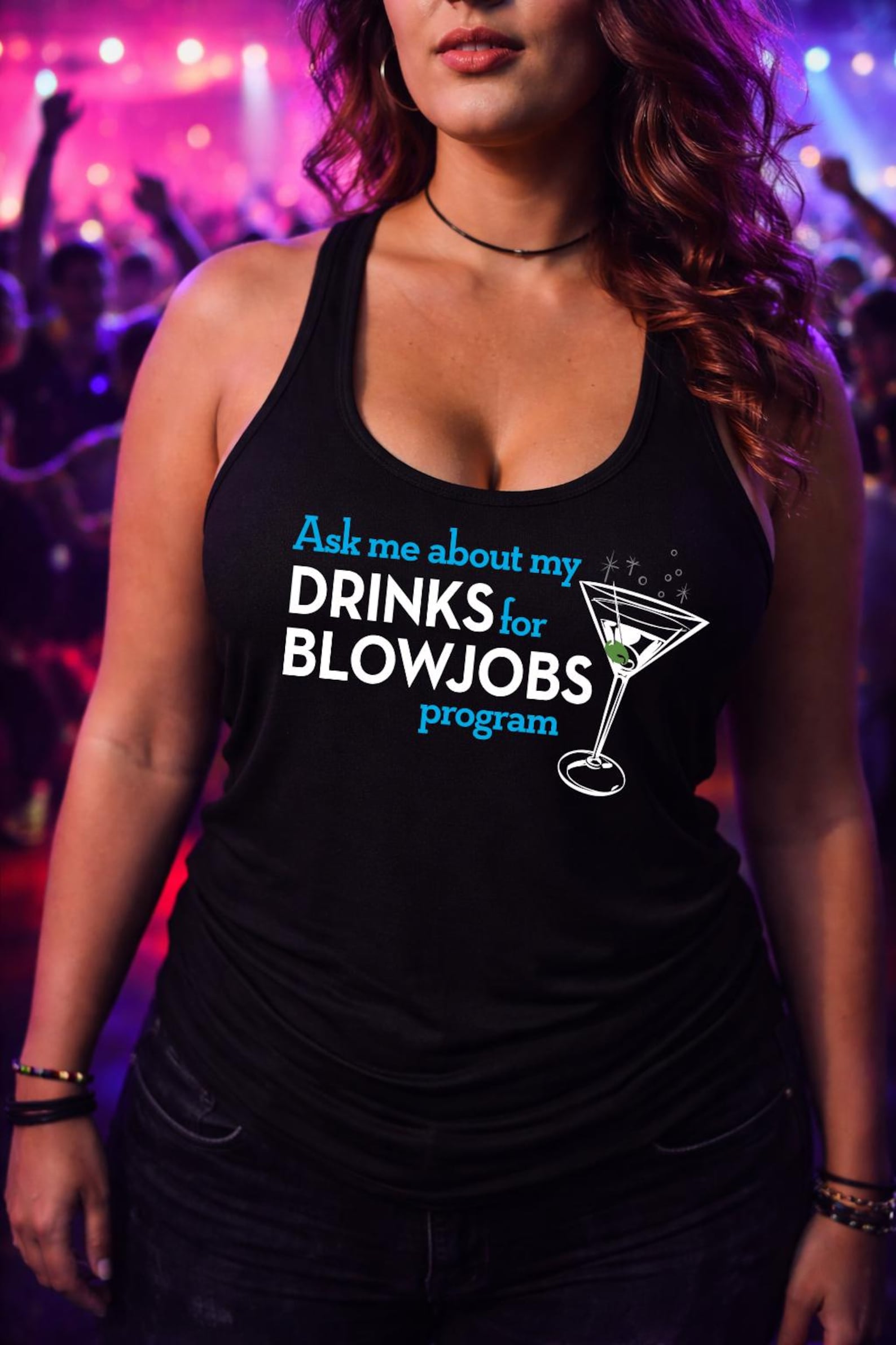 Funny Drinks For Blowjobs Tank Top Bachelorette Party Shirt Girls funny-drinks-for-blowjobs-tank-top-bachelorette-party-shirt-girls