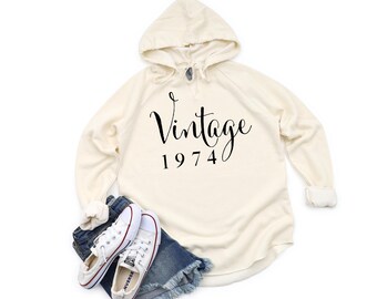 Custom Date Hoodie: Super Soft Wave Wash Vintage Style