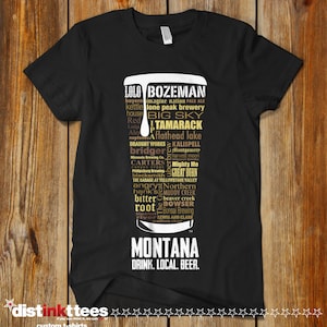 Montana Beer T-Shirt: Craft Breweries Graphic Tee