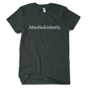 Absofuckinglutely Shirt, Naughty Novelty Swinger T-Shirt, Funny Unisex Softstyle T-Shirt, Humor Tee Shirt, upside down pineapple t-shirt