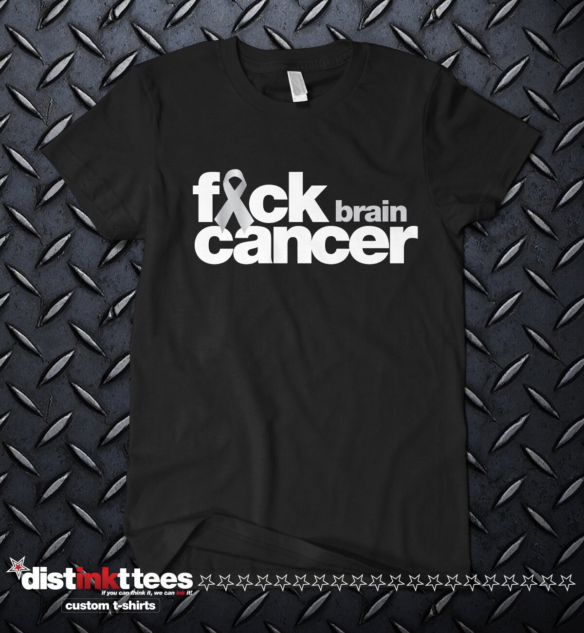 FCK BRAIN CANCER unisex t-shirt. f-cancer. Mature. black. | Etsy