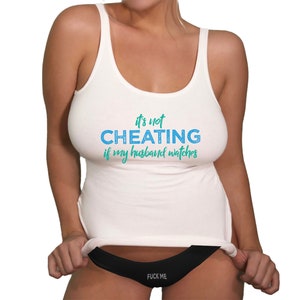 Flirty Fun Swinger Lifestyle Racerback Tank Top