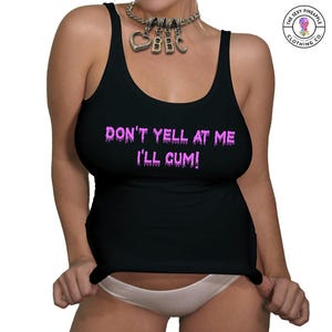 Don't Yell at Me Tank Top, Upside Down Pineapple racerback Tank Top, Swingers Lifestyle hot tank for wife, swinger vacation tank top