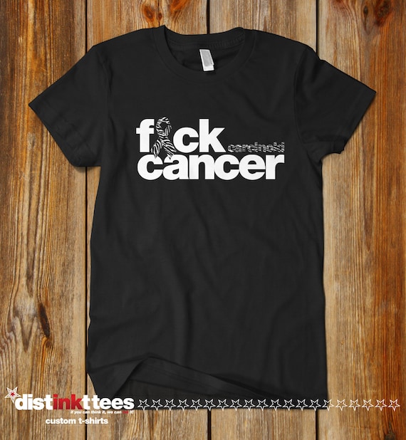 F*CK CARCINOID CANCER unisex t-shirt. f-cancer. Mature. black. ringspun  cotton. high quality. original design. Rare Cancers.Christmas gifts