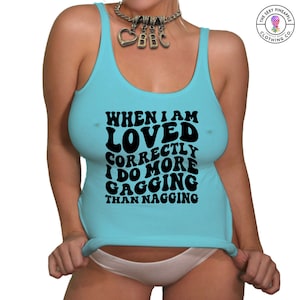 Gagging & Nagging Swinger Tank Top, Upside Down Pineapple Tank Top, Cute Swingers Lifestyle, Women Summer Tank Top, Adult Humor Shirts