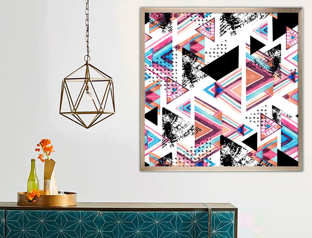 Abstract Art Modern Wall Print Wall Decor Home Decor Wall Etsy