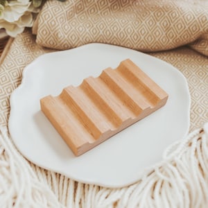Soap Deck, Soap Dish, Wooden Soap Saver, Holder for handmade soap